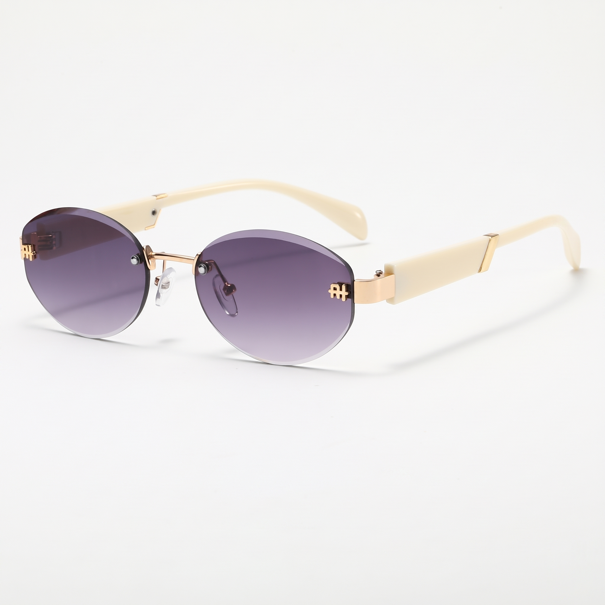 Stylish Rimless Cut-Edge Sunglasses