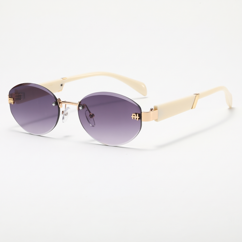 Stylish Rimless Cut-Edge Sunglasses