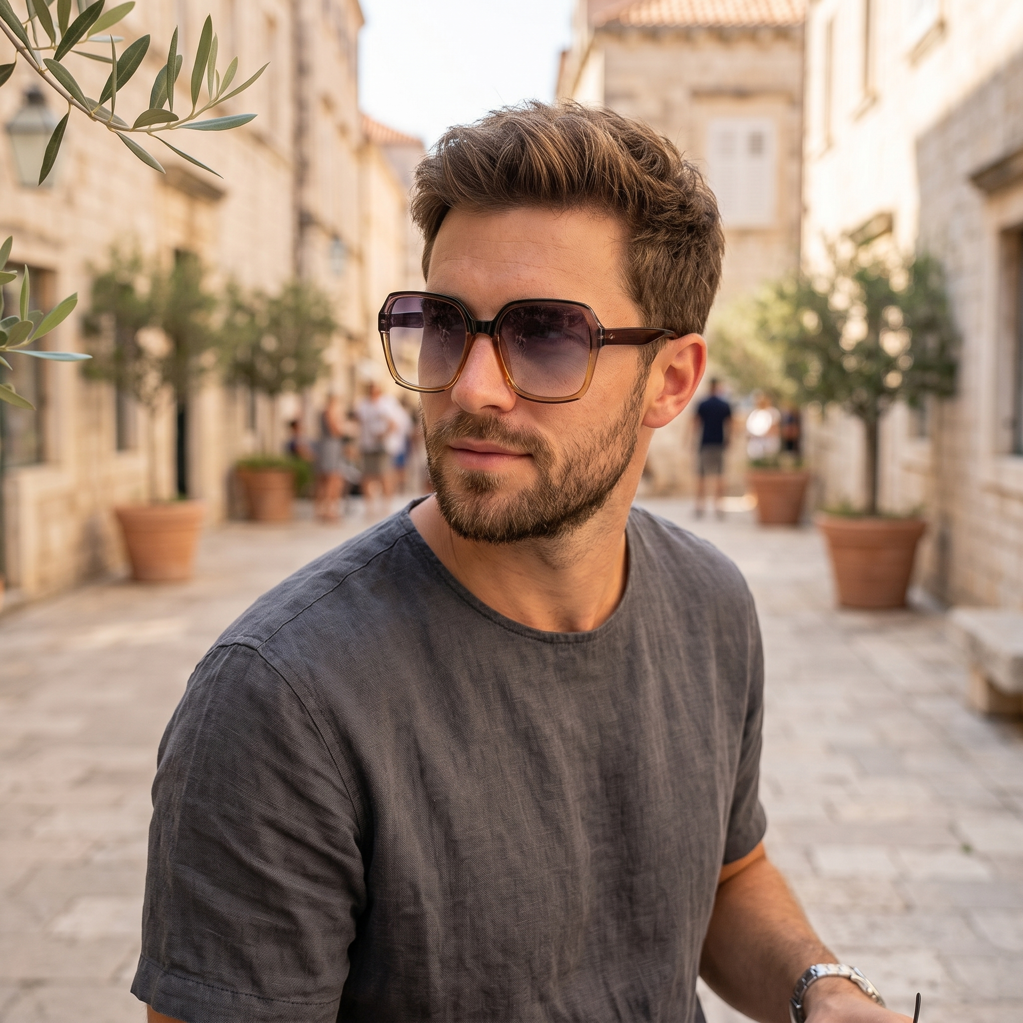 Unisex Vintage Polarized Sunglasses