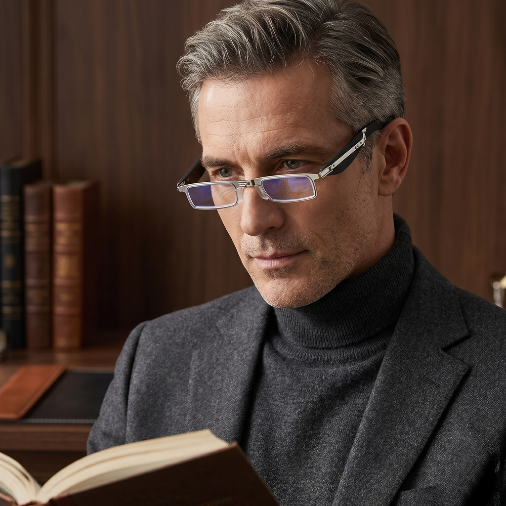 Foldable, Portable, Blue-Light-Blocking Reading Glasses