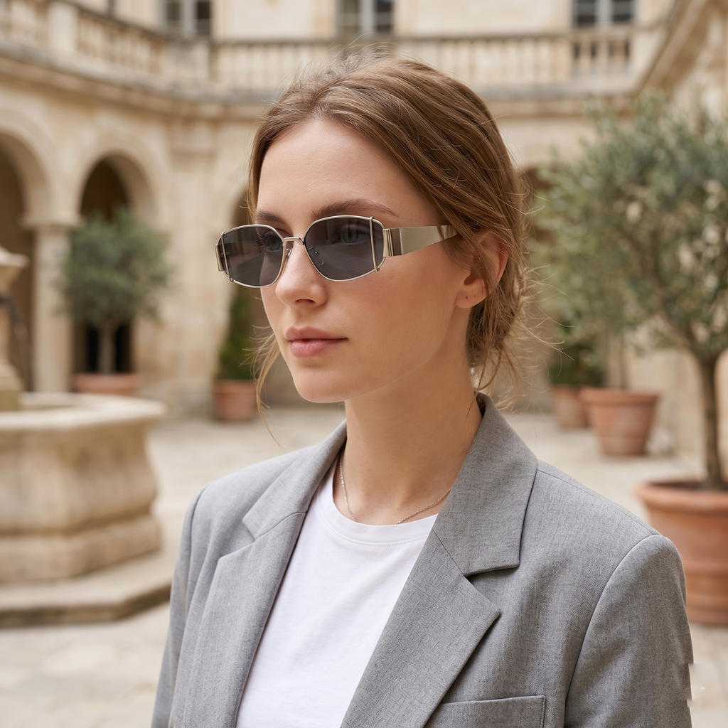 Stylish, Sun-Protective, Premium Metal Sunglasses
