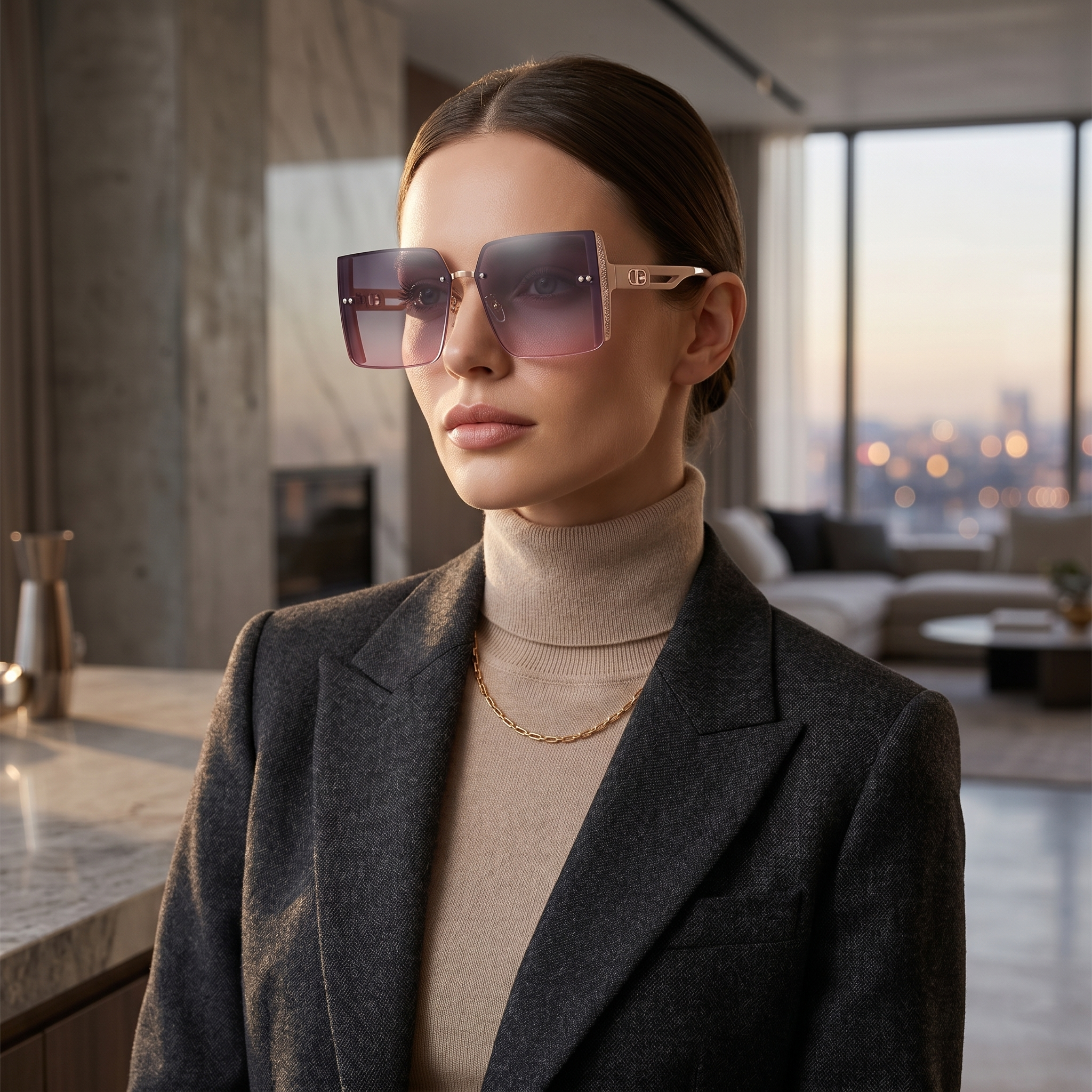 Polarized Sunglasses, Stylish Oversized Shades